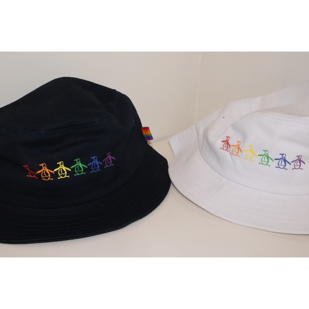 Original Penguin Rainbow Pride Bucket Hat NEW with tags MSRP $48 - Picture 4 of 4